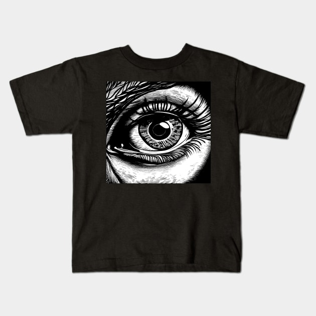 Gaze Kids T-Shirt by Instereo Creative